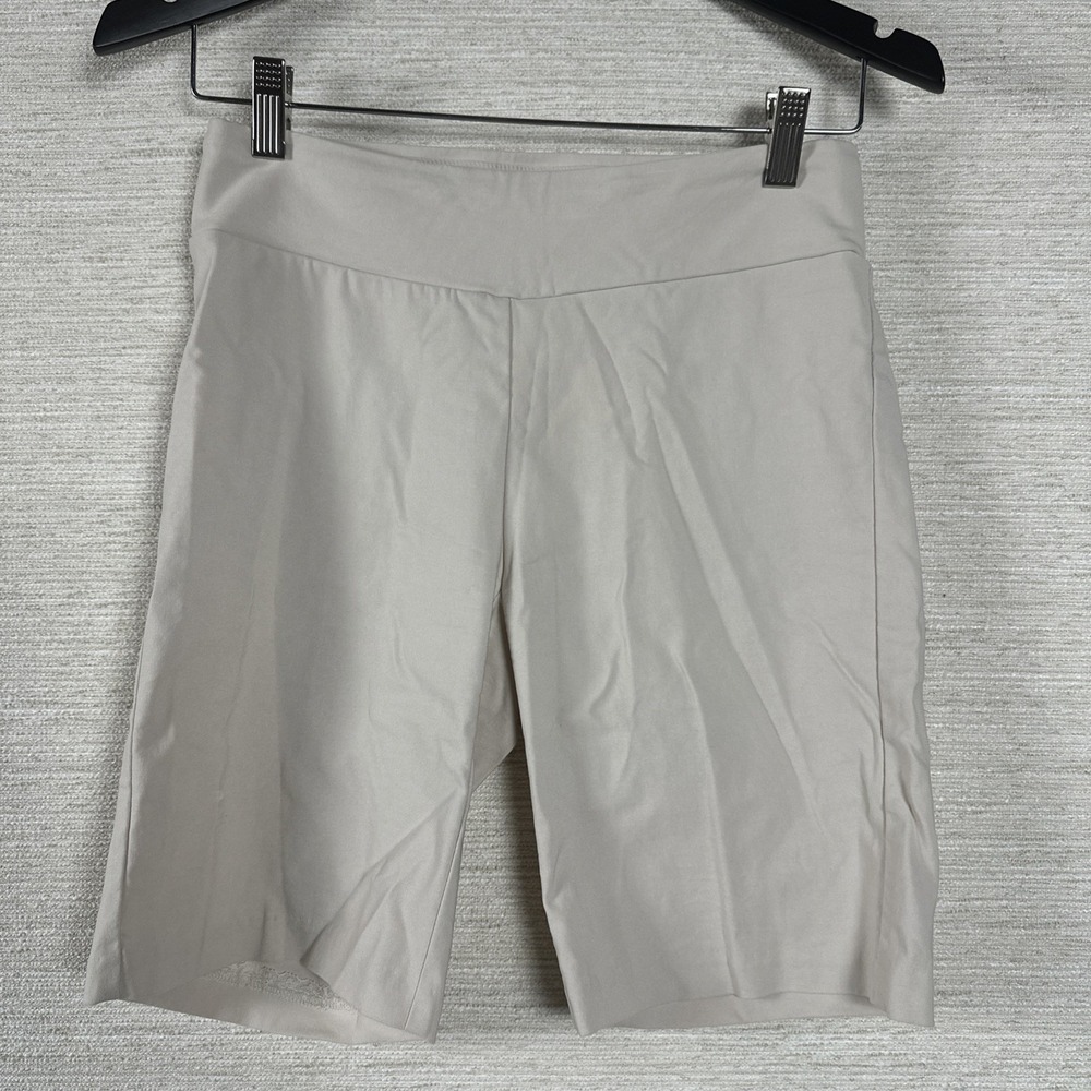 J McLaughlin Shorts Womens 4 Beige Stretch Tailored Golf Preppy Classic